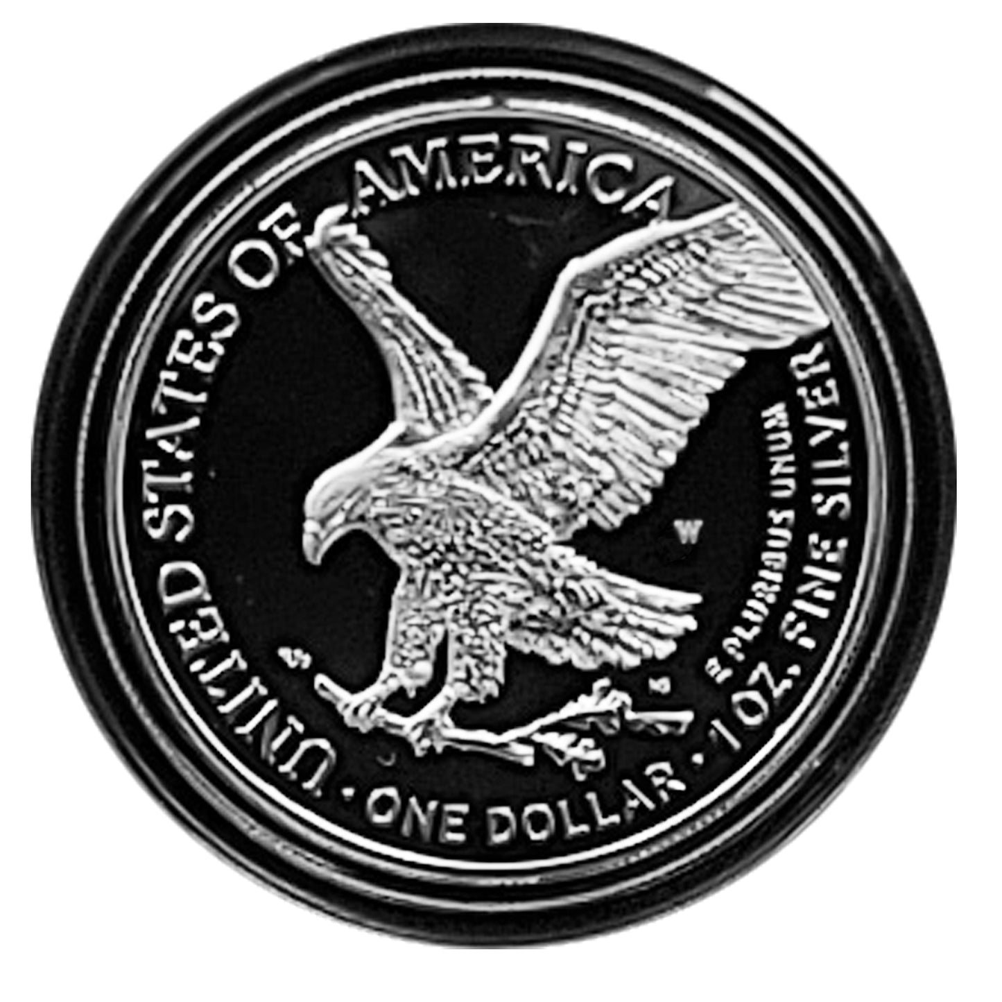2021 W Proof Silver Eagle First New Design Type 2 OGP